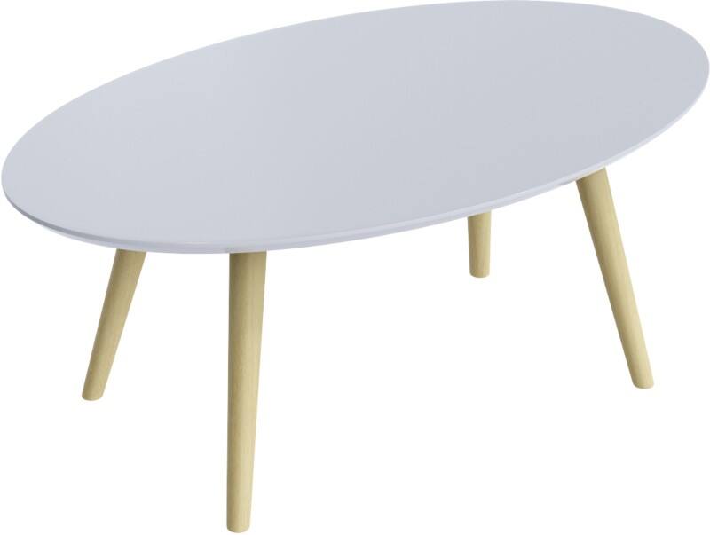 meet powered by PAPERFLOW Freifrom Empfangstisch MDF (Mitteldichte Faserplatte) Braun, Weiß Buche 850 x 500 x 350 mm