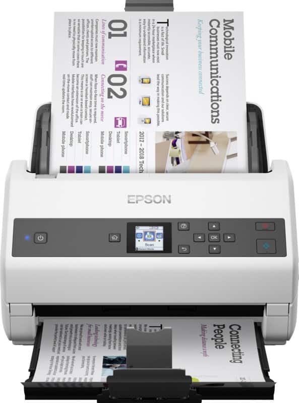 Epson Scanner Workforce Ds-870 Grau, Weiß 1 X A4 600 X 600 Dpi
