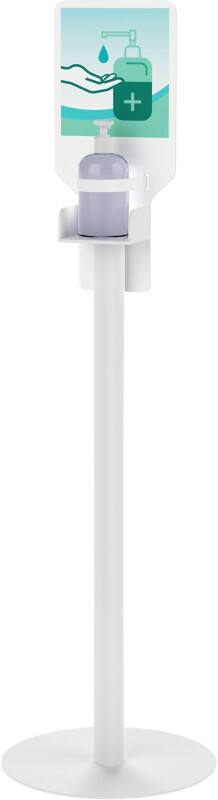 Paperflow Desinfektionsmittel-Station 1214 mm Weiß