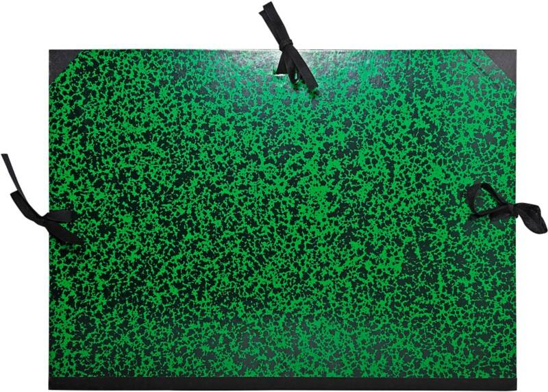 Exacompta Kunstordner 532200E Karton 370mm x 520mm Grün 5 Stück