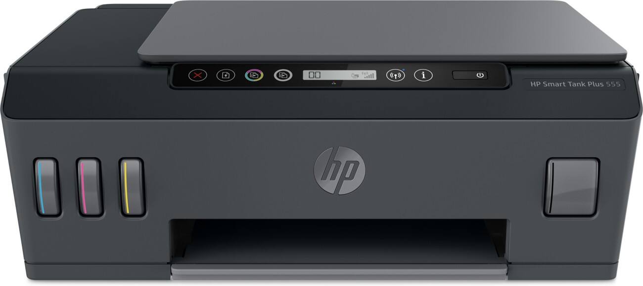 HP Smart Tank Plus 555 Farb Tintenstrahl Multifunktionsdrucker DIN A4 Schwarz, Grau 1TJ12A#BHC