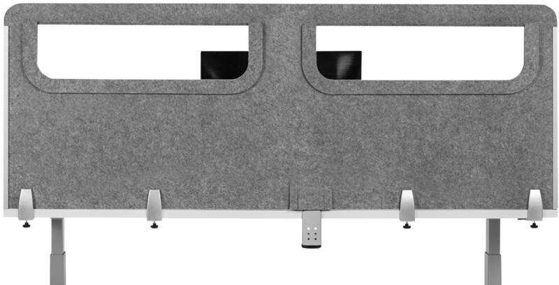 Schutzwand Acryl Hellgrau 160 x 60