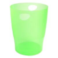 Exacompta Papierkorb Ecobin Grün 15L 26,3 x 26,3 x 33,5 cm 8 Stück