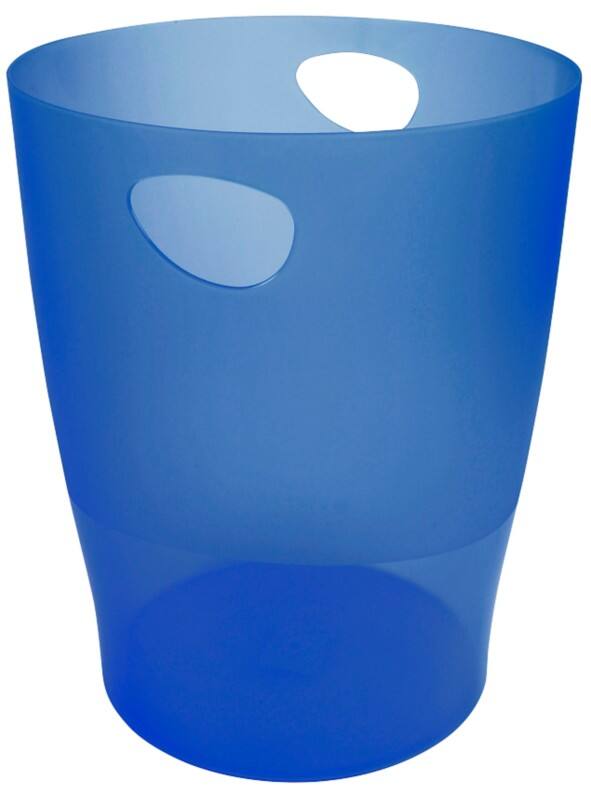 Exacompta Papierkorb Ecobin Blau 15L 26,3 x 26,3 x 33,5 cm  8 Stück