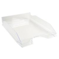 Exacompta Briefablage Classic 12323D Polystyrol 500 Blatt Transparent 65 x 25,5 x 34,5 cm 10 Stück