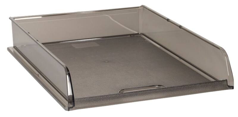 Exacompta Briefablage Classic 10027D Polystyrol 500 Blatt Grau, Transparent 64 x 27,2 x 35,4 cm 6 Stück