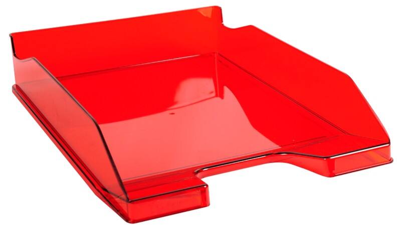 Exacompta Briefablage Classic 113224D Polystyrol 500 Blatt Transparent 65 x 25,5 x 34,6 cm 6 Stück