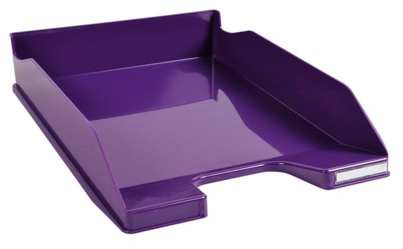 Exacompta Briefablage Classic 113220D Polystyrol 500 Blatt Violett 65 x 25,5 x 34,6 cm 6 Stück