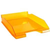 Exacompta Briefablage Classic 113246D Polystyrol 500 Blatt Orange, Transparent 65 x 25,5 x 34,6 cm 6 Stück