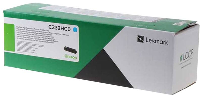 Lexmark Original Tonerkartusche C332HC0 Blau