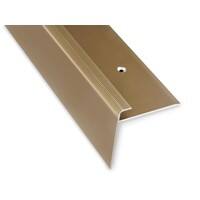 Casa Pura Stufenkantenprofil Safety Aluminium Hellbronze 1000 mm