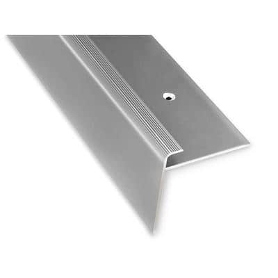 Casa Pura Treppenkantenprofil Aluminium Safety Silber 134 cm