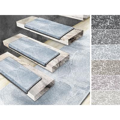 Floordirekt Step Stufenmatte Sundae Polypropylen Blau 235 x 650 mm Rechteckig