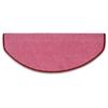 Floordirekt Step Stufenmatte Dynasty Velours Polypropylen, Filz Pink 650 x 235 mm Halbrund