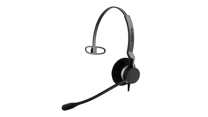 Jabra Biz 2300 QD Mono Headset Verkabelt Kopfbügel Geräuschunterdrückung mit Mikrofon Schwarz mit Mikrofon