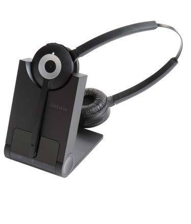Jabra PRO 930 Headset Kabellos Über Ohr Geräuschunterdrückung mit Mikrofon Schwarz mit Mikrofon USB