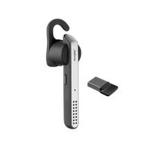 Jabra Kopfhörer Kabellos Unter Ohr Geräuschunterdrückung mit Mikrofon Schwarz, Silber mit Mikrofon Bluetooth USB