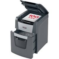 Rexel Optimum AutoFeed+ 100X Automatischer Aktenvernichter Partikelschnitt Sicherheitsstufe P-4 100 Blatt Automatisch & 8 Blatt Manuell