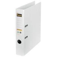 Bene No.1 Power Ordner A4 50 mm Weiß 2 Ringe 301600 Pappkarton Hochformat