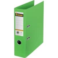 Bene No.1 Power Ordner A4 80 mm Grün 2 Ringe 301400 Pappkarton Hochformat