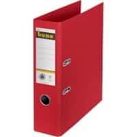 Bene No.1 Power Ordner A4 80 mm Rot 2 Ringe 301400 Pappkarton Hochformat