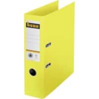 Bene No.1 Power Ordner A4 80 mm Gelb 2 Ringe 301400 Pappkarton Hochformat