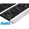 Fußmatte Professional Line Select Mat Ribbed Anthrazit Aluminium, Polypropylen 420 x 600 mm
