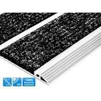 Fußmatte Professional Line Select Mat Ribbed Anthrazit Aluminium, Polypropylen 500 x 800 mm