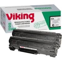 Viking 85A Kompatibel HP Tonerkartusche CE285AD Schwarz Duopack 2 Stück