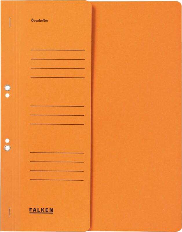 Falken Ösenhefter 80000516001F A4 Manila 24 (B) x 32 (H) cm Orange