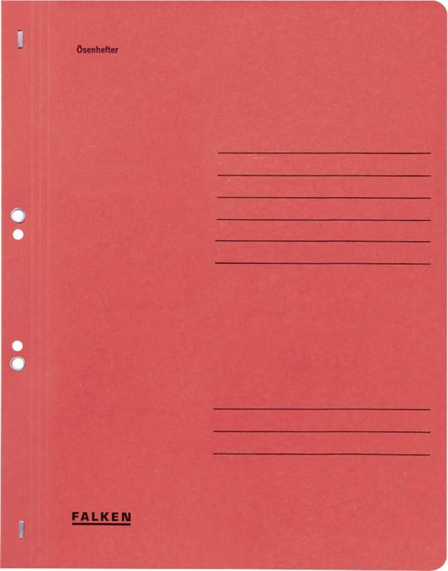 Falken Ösenhefter 80000557001F A4 Manila 24 (B) x 32 (H) cm Rot