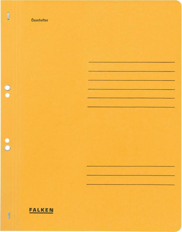 Falken Ösenhefter 80003908001F A4 Manila 24 (B) x 32 (H) cm Gelb