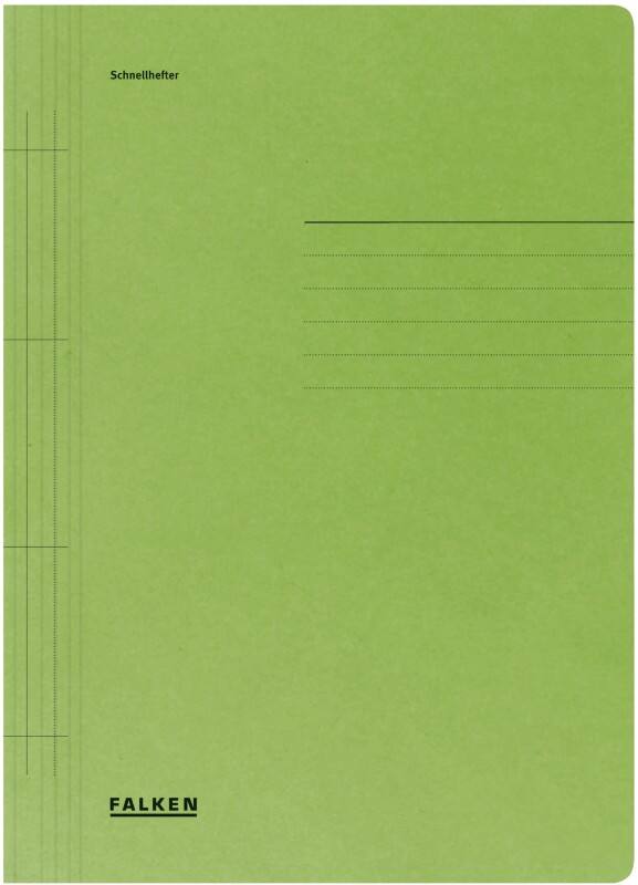 Falken Schnellhefter A4 Grün Manila Recycled 250 g/m²  