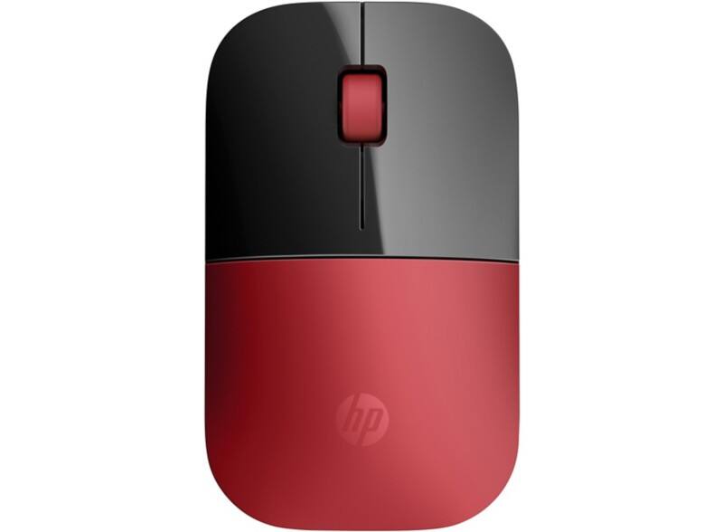 HP Z3700 Kabellose Optische USB Maus Beidhändig Schwarz, Rot