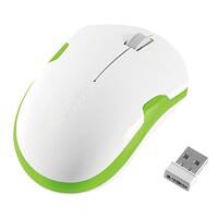 LogiLink Kabellos Optisch USB Mini Maus Weiß, Grün ID0133