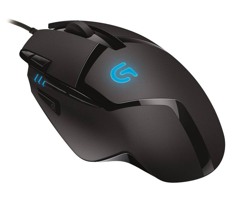 Logitech G402 Optische USB Kabelgebundene Maus 4000 dpi 2.1 m Kabel Schwarz, Blau