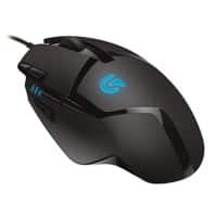 Logitech G402 Optische USB Kabelgebundene Maus 4000 dpi 2.1 m Kabel Schwarz, Blau