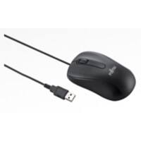 Fujitsu M520 Optische USB Kabelgebundene Maus Beidhändig 1.85 m Kabel Schwarz