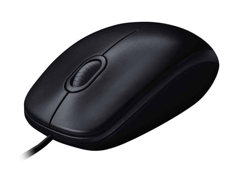 Logitech M90 Optische USB Kabelgebundene Maus 1.8 m Kabel Beidhändig Schwarz