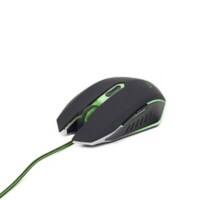 Gembird MUSG-001-G Optische USB Kabelgebundene Maus Beidhändig 1.3 m Kabel Grün