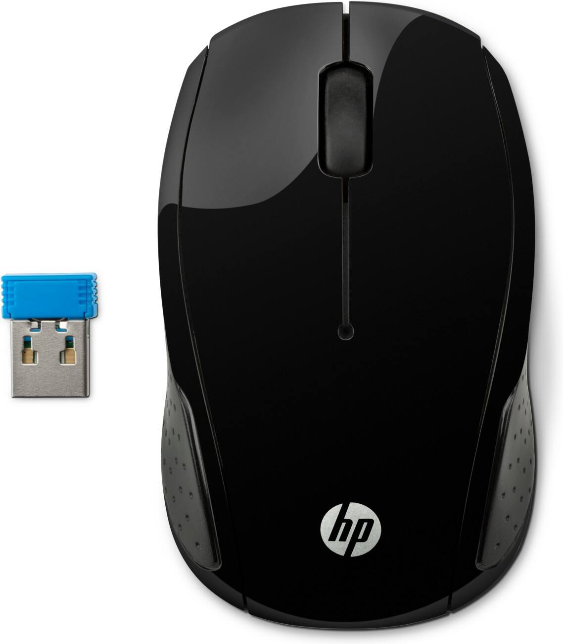 HP 200 Kabellose Optische USB Maus Beidhändig Schwarz