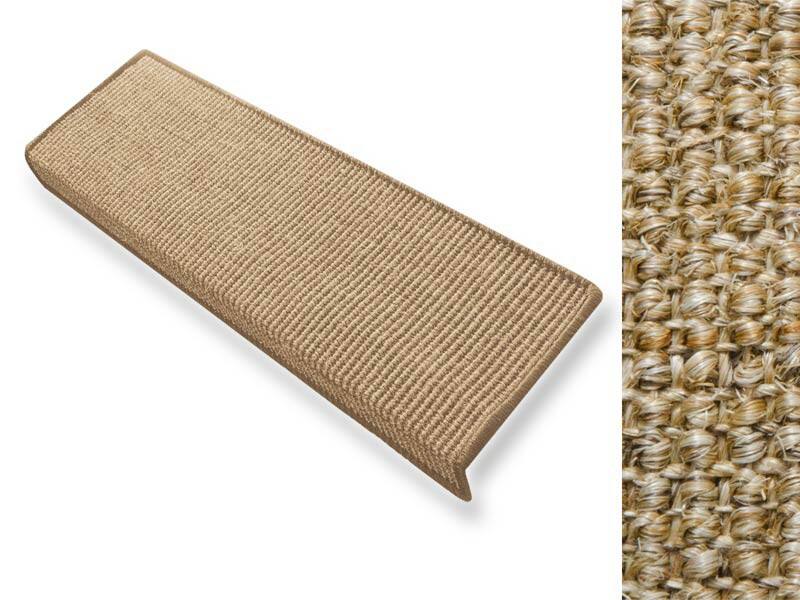 Floordirekt Step Stufenmatte Sylt Sisal Kork-Braun 235 x 650 mm Rechteckig