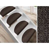 Casa Pura Stufenmatte London Polypropylen Dunkelbraun 235 x 650 mm