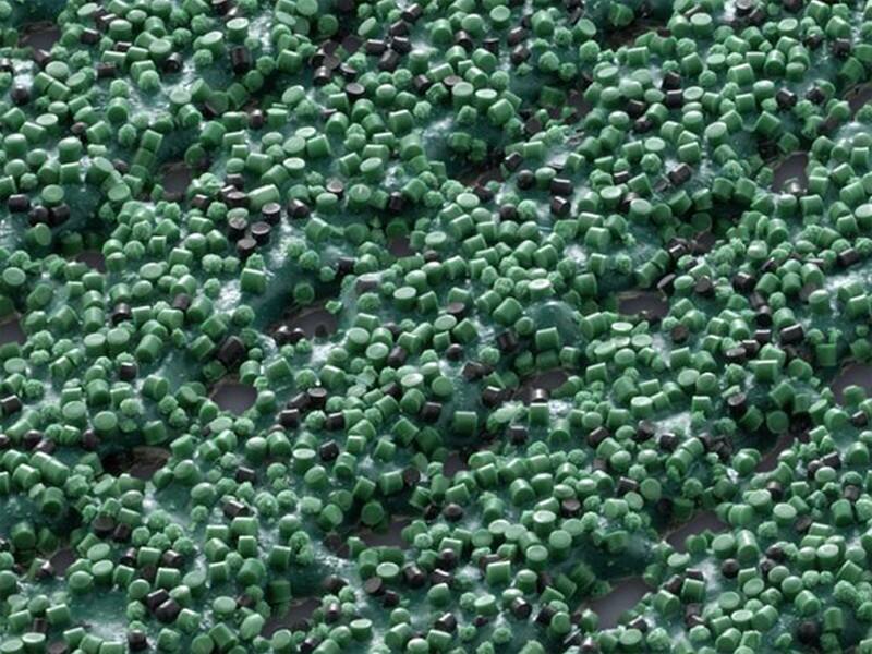 etm Sicherheitsmatte PES, Glasgarn, PVC Grün 1200 x 3000 mm