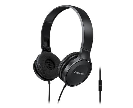 Panasonic RP-HF100ME Headset Verkabelt Über das Ohr Schwarz mit Mikrofon