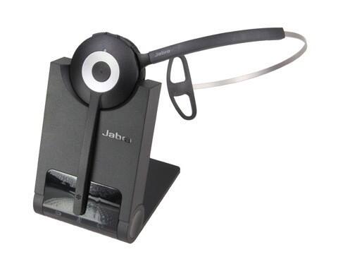 Jabra PRO 930 Headset Kabellos Über das Ohr Geräuschunterdrückung mit Mikrofon Schwarz, Silber mit Mikrofon Bluetooth USB
