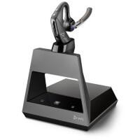 Plantronics Voyager 5200 Headset Kabellos Ohrbügel Noise Cancelling Schwarz mit Mikrofon Bluetooth USB