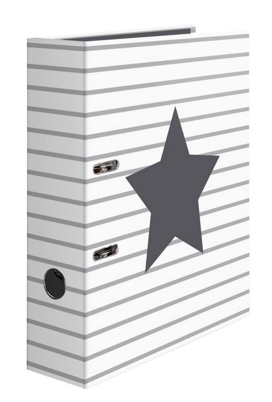 HERMA Ordner Breit A4 70 mm Farbig sortiert 2 Ringe 7191 Pappkarton Glatt Hochformat 10 Stück