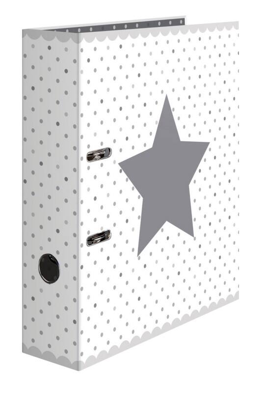 HERMA Motif Ordner Breit A4 70 mm Farbig sortiert 2 Ringe 7192 Pappkarton Glatt Hochformat 10 Stück