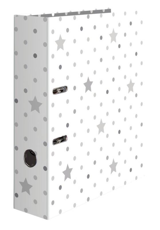 HERMA Ordner Breit A4 70 mm Farbig sortiert 2 Ringe 7193 Pappkarton Glatt Hochformat 10 Stück